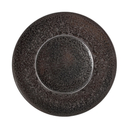 Assiette plate CLASSICO BLACK Ø305mm Noir métallique - Fine2Dine - Henri Julien