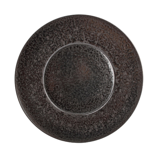 Assiette plate CLASSICO BLACK Ø305mm Noir métallique - Fine2Dine - Henri Julien