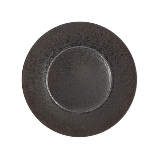 Assiette plate CLASSICO BLACK Ø275mm Noir métallique - Fine2Dine - Henri Julien