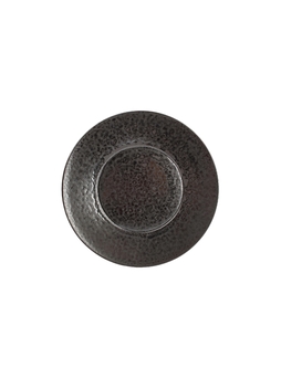 Assiette plate CLASSICO BLACK Ø210mm Noir métallique - Fine2Dine