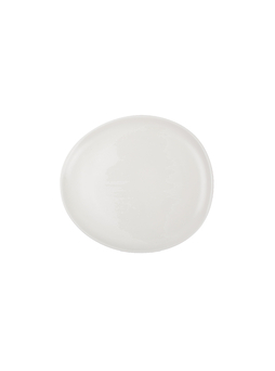 Assiette ovale CERES 210x185mm Porcelaine Blanc - Fine2Dine