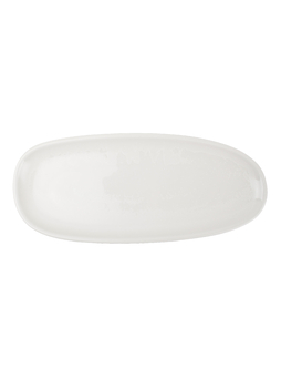 Assiette ovale CERES 340x145mm Porcelaine Blanc - Fine2Dine