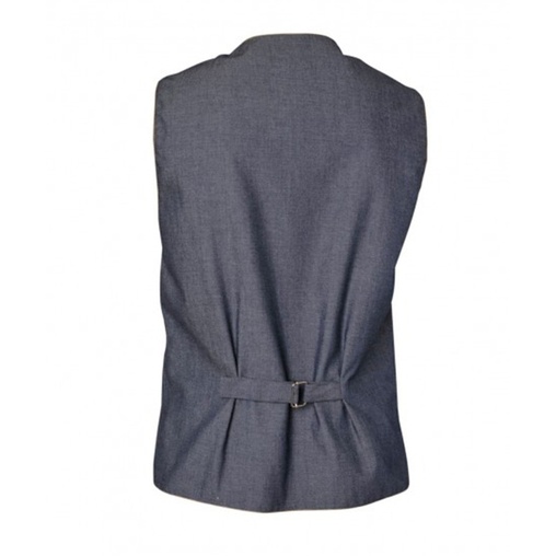 Gilet felix denim gris - Henri Julien