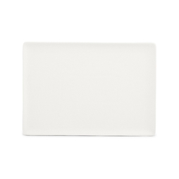 Assiette rectangulaire WHITE DUSK 280x200mm Blanc - Fine2Dine - Henri Julien