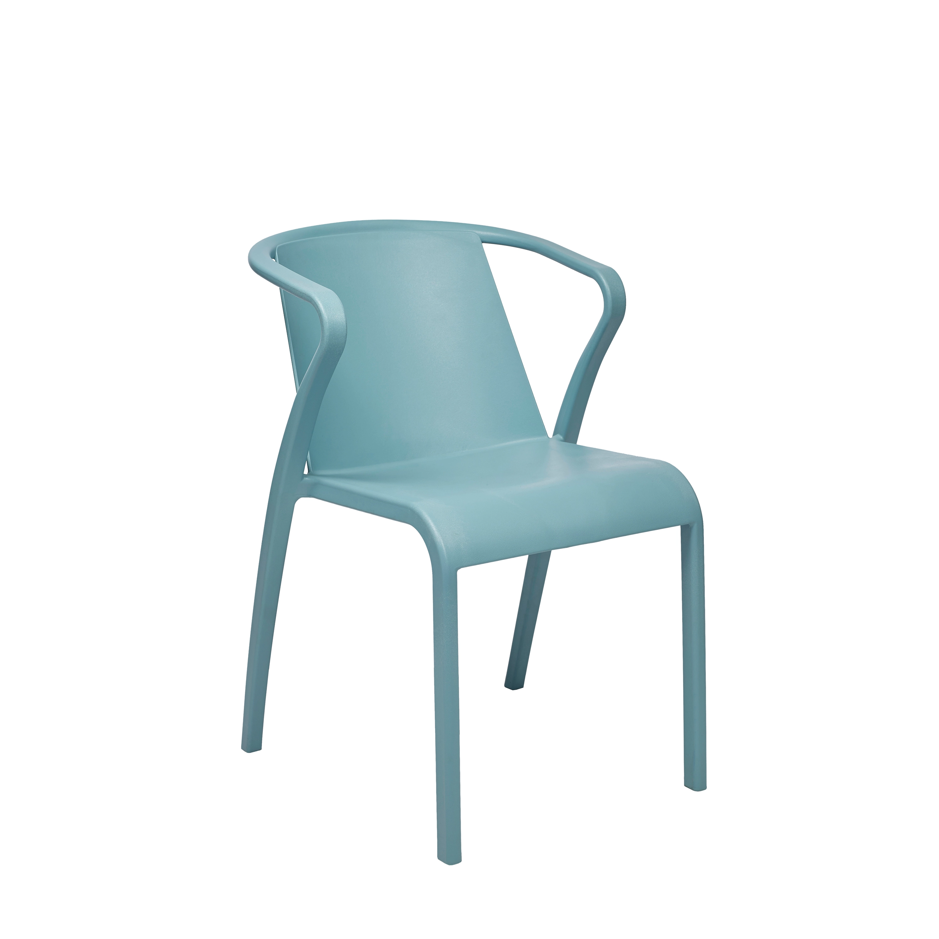 Fauteuil FADO Polypropylène 52x56xh76cm Aquamarine - Ezpeleta - Henri Julien