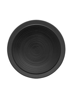 Assiette Plate BAHIA ONYX Ø290mm Grès Noir - Degrenne