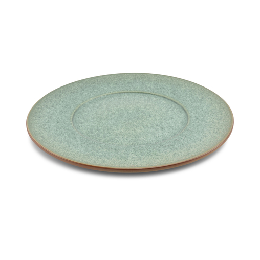 Assiette pizza TERRA GREEN Ø300mm Porcelaine Vert - Henri Julien