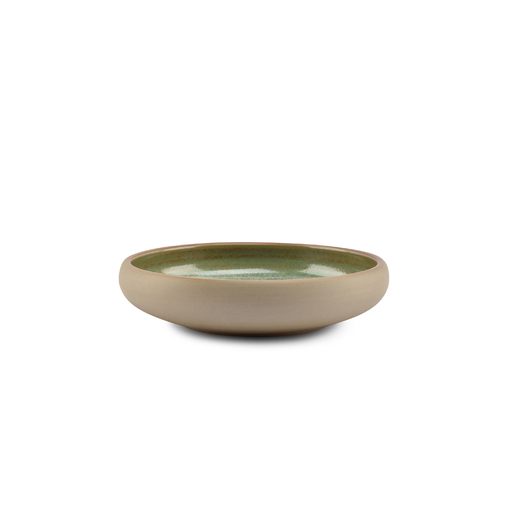 Assiette creuse TERRA GREEN Ø200xh50mm Porcelaine Vert - Henri Julien