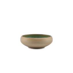 Bol TERRA GREEN Ø165xh60mm Porcelaine Vert - Henri Julien