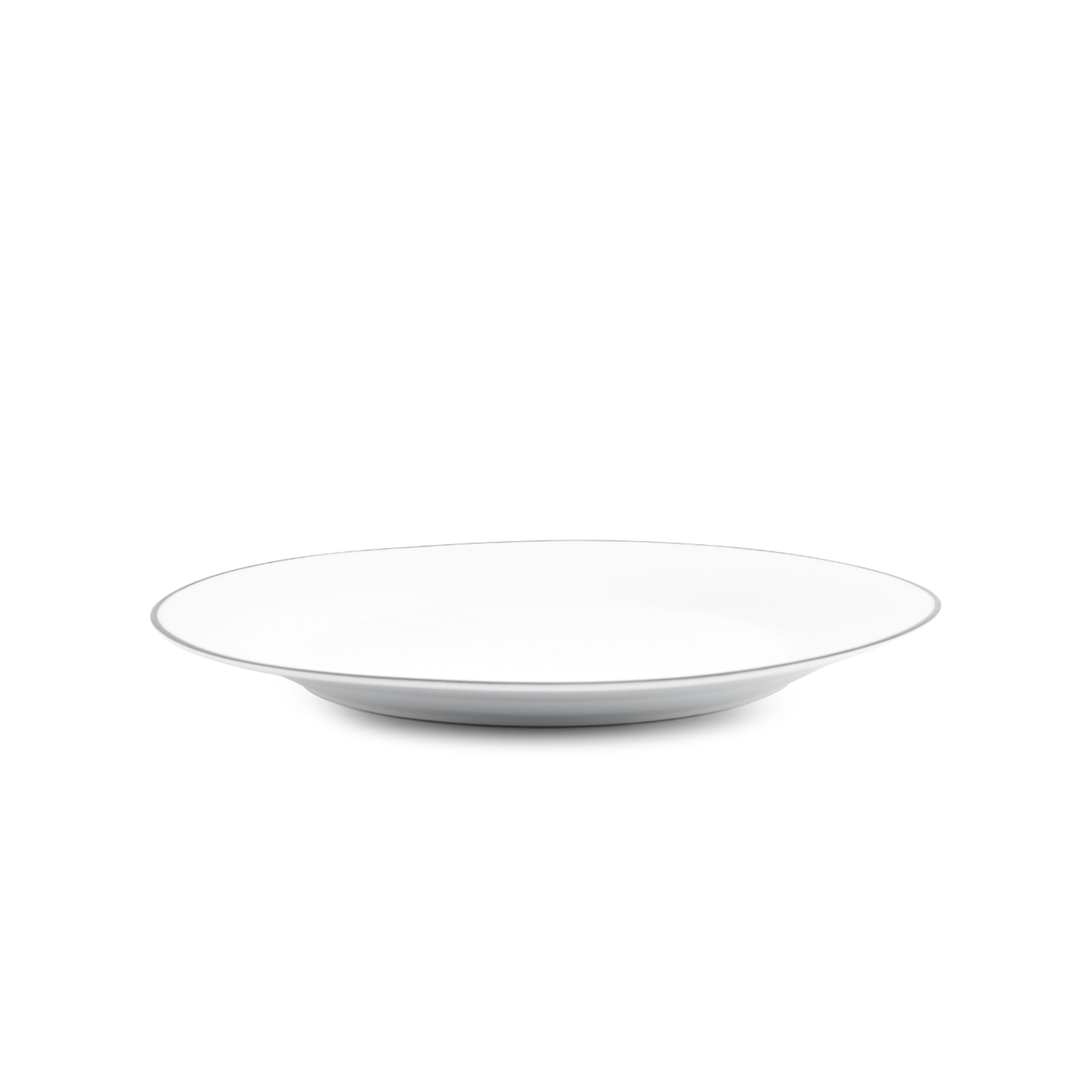 Assiette plate BASIC FILET NOIR Ø270mm Porcelaine Blanc et Noir - Fine2Dine - Henri Julien