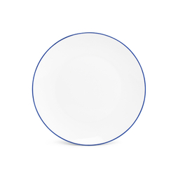 Assiette plate BASIC FILET BLEU Ø240mm Porcelaine Blanc et Bleu - Fine2Dine - Henri Julien