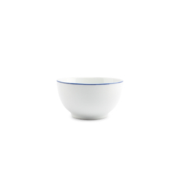 Bol BASIC FILET BLEU Ø140xh80mm 62cl Porcelaine Blanc et Bleu - Fine2Dine - Henri Julien