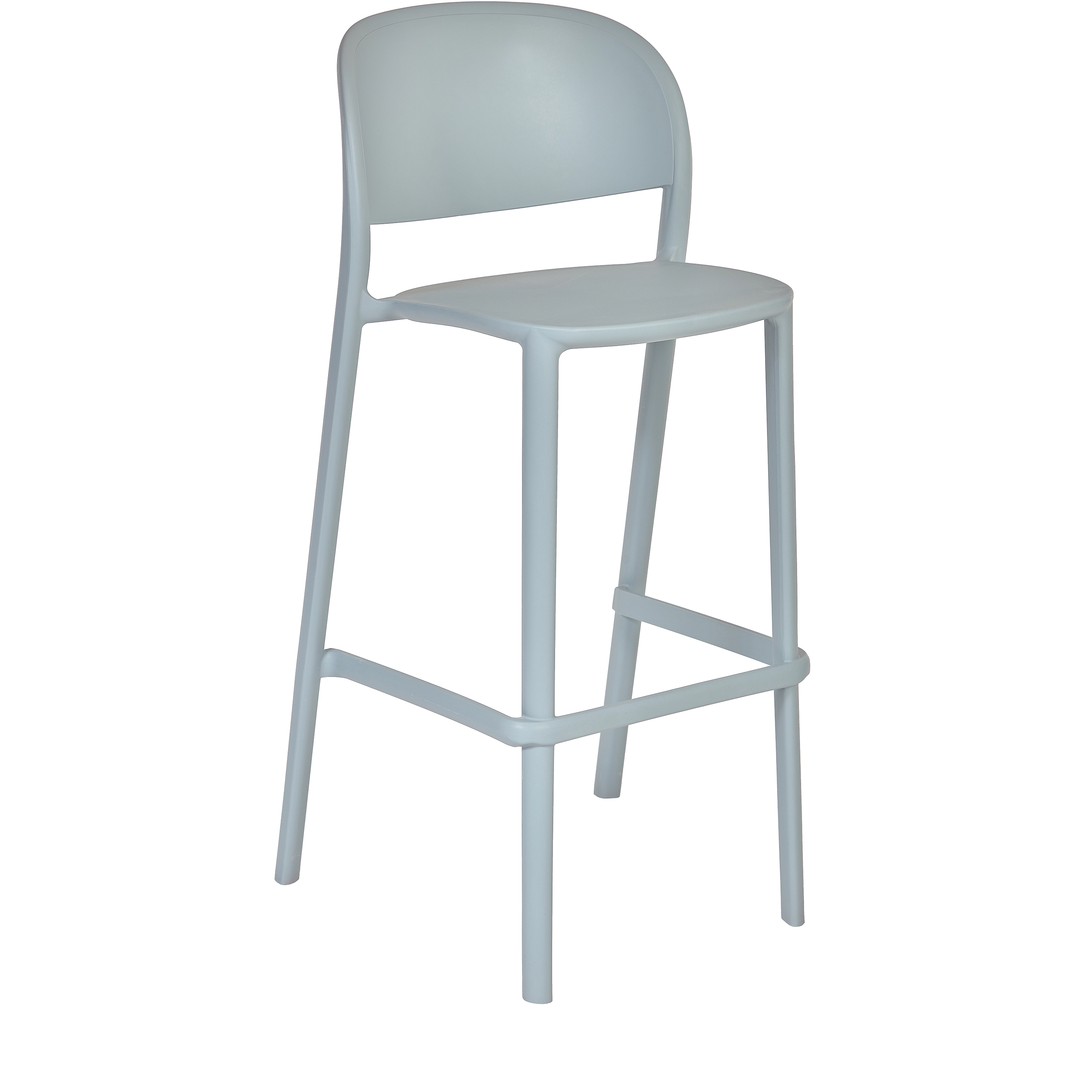 Tabouret TRENA Polypropylène 54x49x106cm Blue grey - Ezpeleta - Henri Julien