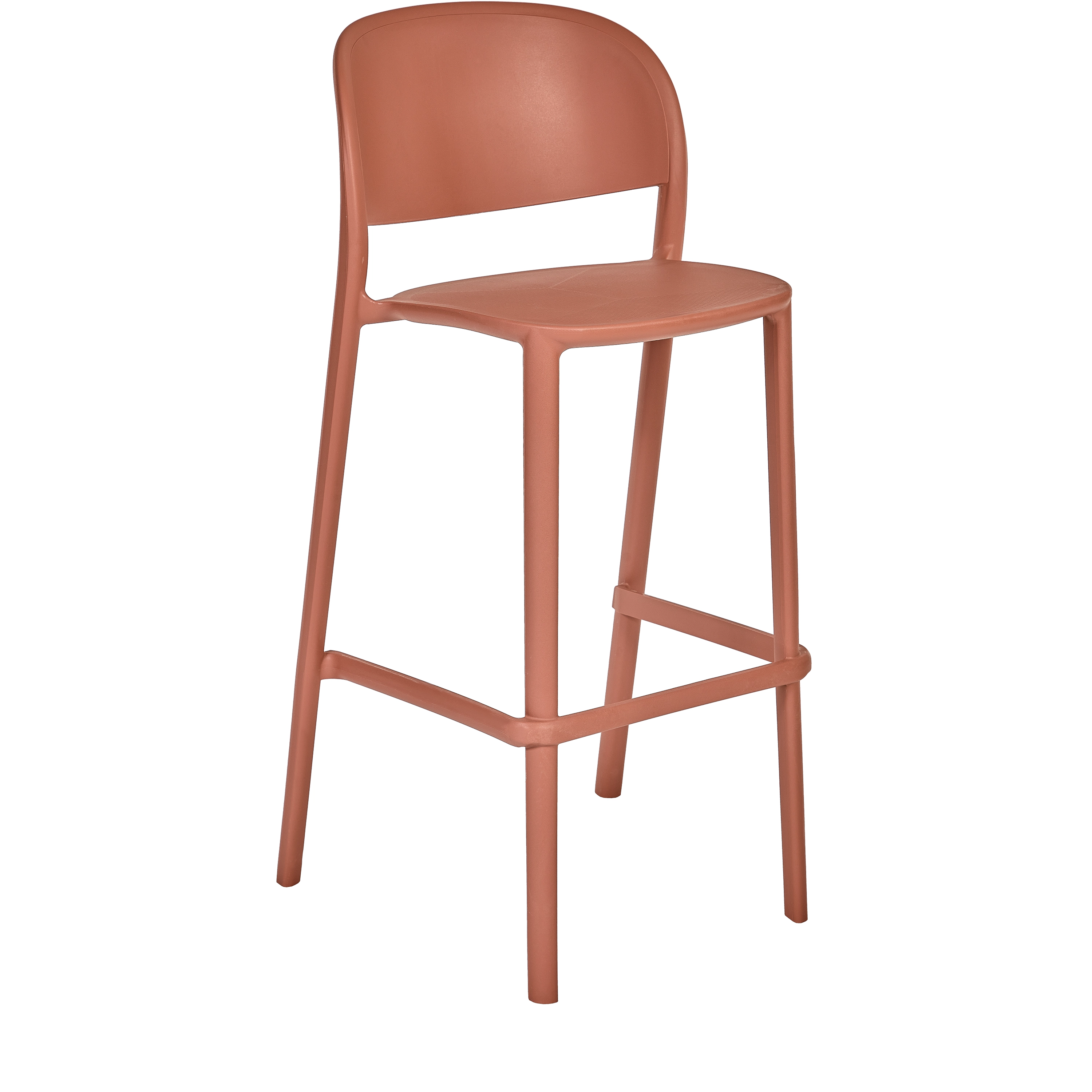 Tabouret TRENA Polypropylène 54x49x106cm Terracotta - Ezpeleta - Henri Julien