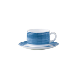 Tasse\u0020\u00E0\u0020th\u00E9\u0020RESTAURANT\u0020BRUSH\u0020Arcoroc\u002019cl\u0020Blue\u0020Jeans