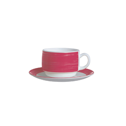 Tasse\u0020\u00E0\u0020th\u00E9\u0020RESTAURANT\u0020BRUSH\u0020Arcoroc\u002019cl\u0020Cherry