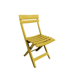 Chaise\u0020pliante\u0020SQUARE\u0020Jaune\u0020\u002D\u0020Grosfillex