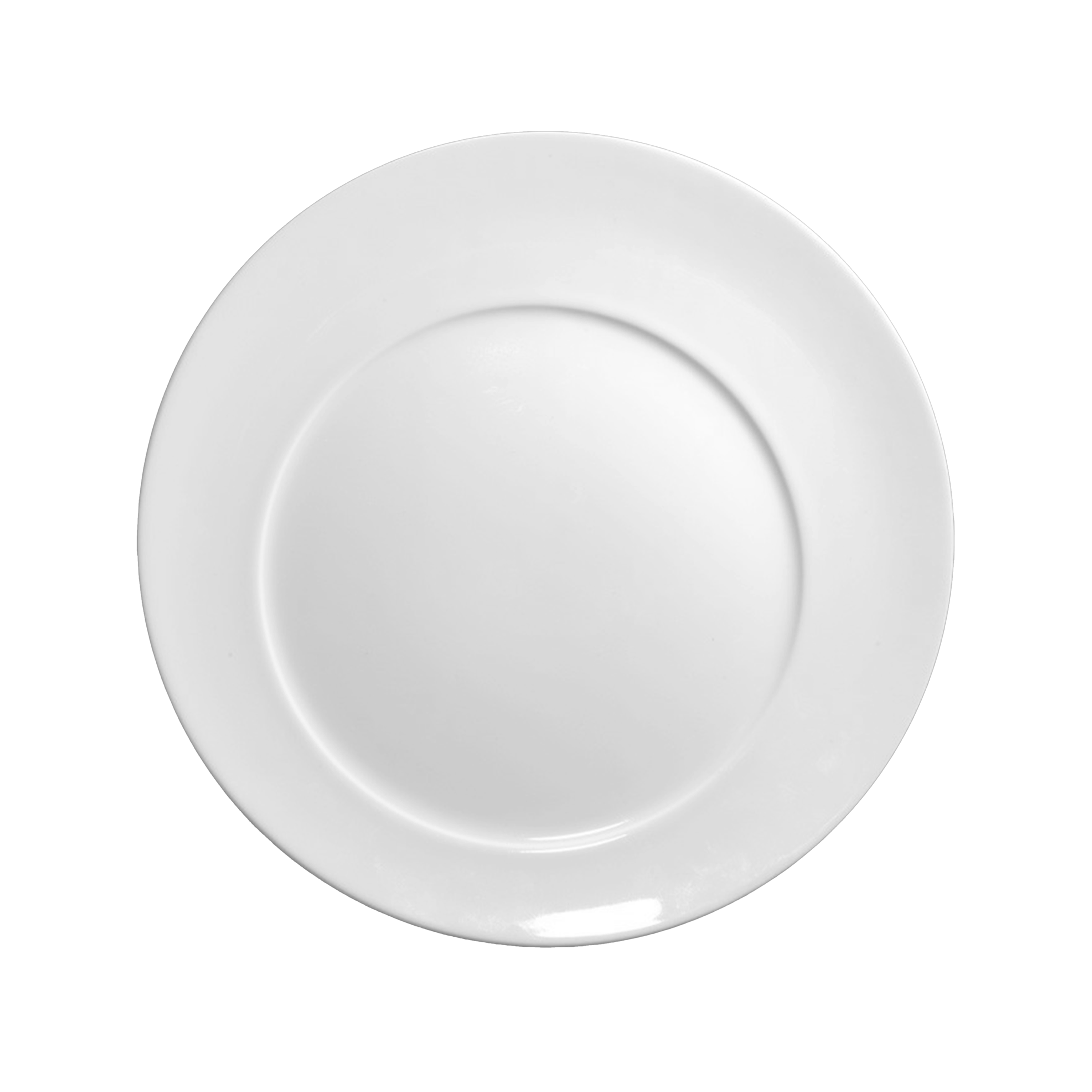 Assiette plate ATTESA forme asymétrique Ø280mm Porcelaine Blanc - Henri Julien