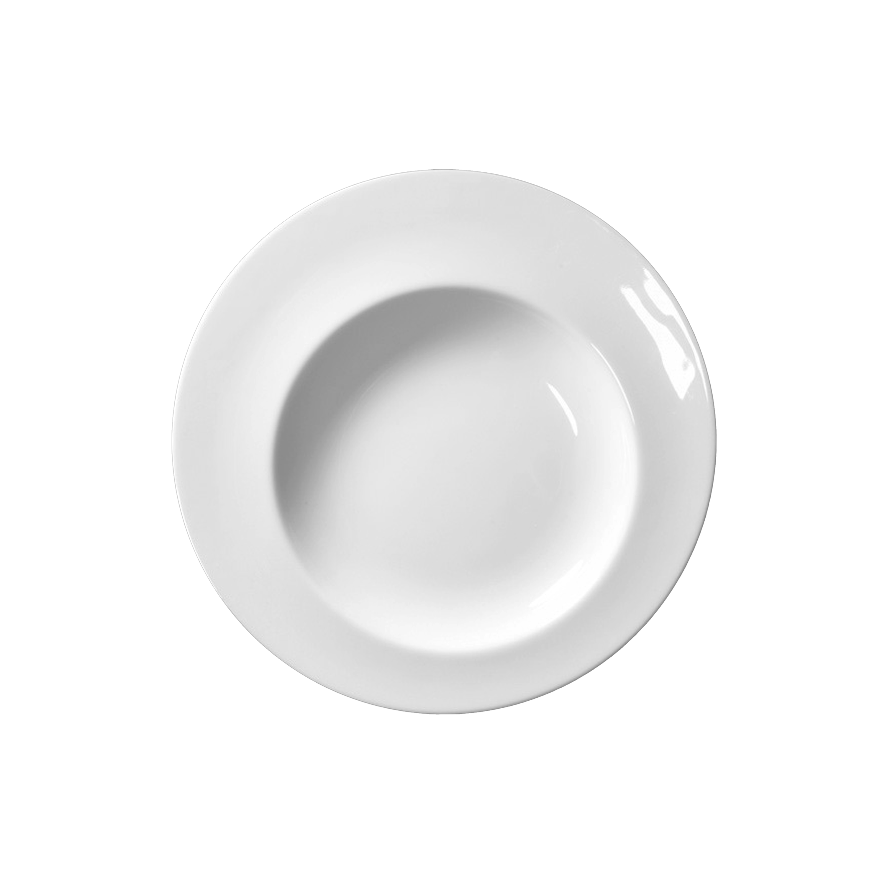 Assiette creuse ATTESA forme asymétrique Ø230mm Porcelaine Blanc - Henri Julien