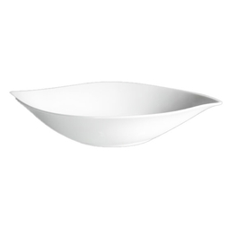 Assiette\u0020creuse\u0020FEUILLE\u0020240x150mm\u0020Porcelaine\u0020Blanc