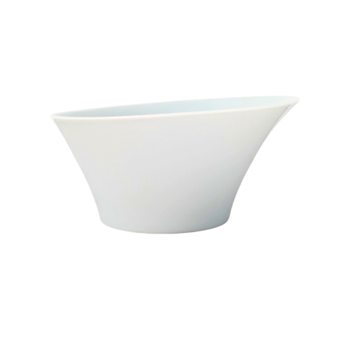 Saladier Forme Asymétrique ATTESA 1,8L Porcelaine Blanc - Henri Julien