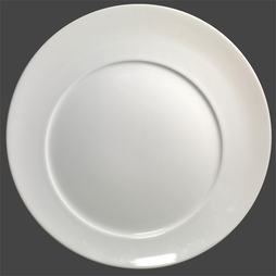 Assiette\u0020plate\u0020ATTESA\u0020forme\u0020asym\u00E9trique\u0020\u00D8280mm\u0020Porcelaine\u0020Blanc