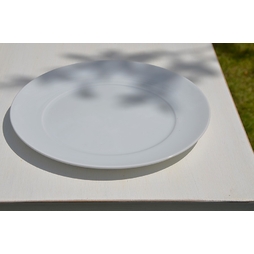 Assiette\u0020plate\u0020ATTESA\u0020forme\u0020asym\u00E9trique\u0020\u00D8280mm\u0020Porcelaine\u0020Blanc