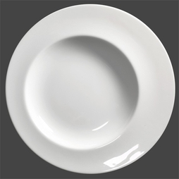 Assiette\u0020creuse\u0020ATTESA\u0020forme\u0020asym\u00E9trique\u0020\u00D8230mm\u0020Porcelaine\u0020Blanc