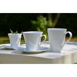 Mug Boston ATTESA 30cl Porcelaine Blanc - Henri Julien