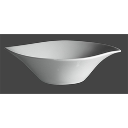 Assiette\u0020creuse\u0020FEUILLE\u0020270x170mm\u0020Porcelaine\u0020Blanc