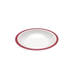 Assiette Creuse '500' Mélamine Ø222mm Rouge - Henri Julien