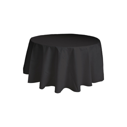 Nappe ronde SOFT Ø240cm Noir - Henri Julien