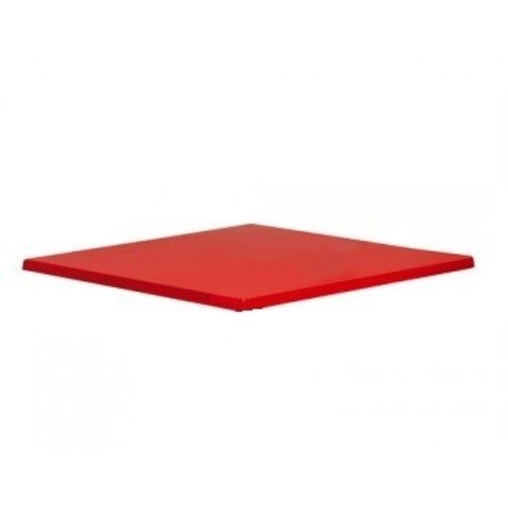 Plateau WERZALIT 60x60 Rouge - Henri Julien