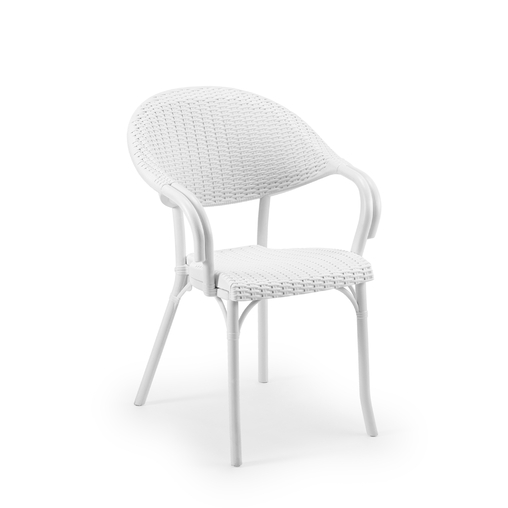 Fauteuil HAMPTON Blanc - Henri Julien