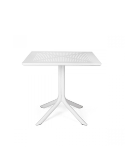 Table CLIP 80x80 Blanc