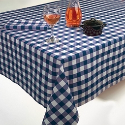 Nappe Tissu Capri Bleu - Henri Julien