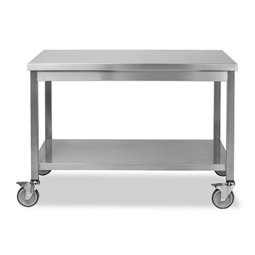 Table de Travail inox Centrale 1200X600 Mobile - Henri Julien