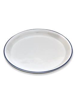 Assiette Porcelaine Fond Thermique ø226 Filet bleu
