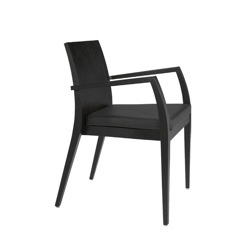 Fauteuil assise garnie COPENHAGUE Noir - Henri Julien