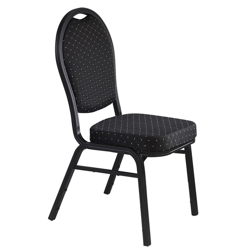 Chaise Congrès Noir / Noir - Henri Julien