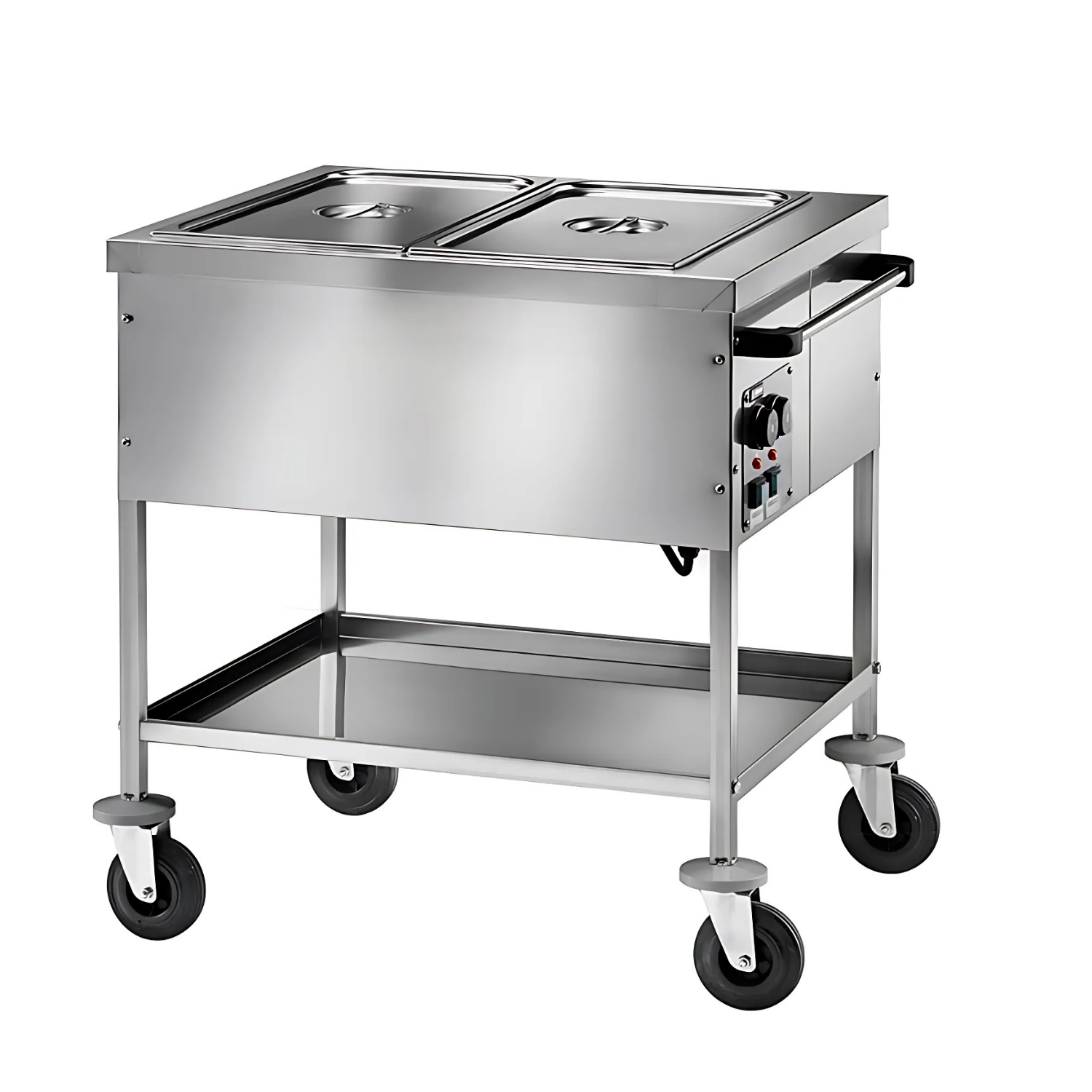 Chariot Bain-Marie chauffant Proself 2 cuves - Henri Julien