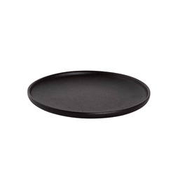 Assiette\u0020plate\u0020bord\u0020droit\u0020ALL\u0020BLACK\u0020\u00D8260xh35mm\u0020Porcelaine\u0020Noir