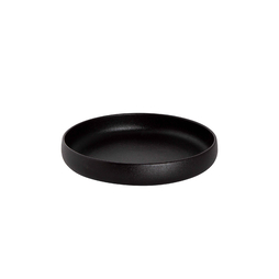 Assiette\u0020creuse\u0020ALL\u0020BLACK\u0020\u00D8210xh38mm\u0020Porcelaine\u0020Noir