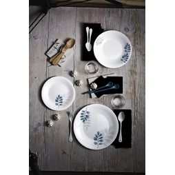 Assiette\u0020Plate\u0020BOTANICA\u0020\u00D8270mm\u0020Verre\u0020Tremp\u00E9\u0020Bleu\u002D\u0020Bormioli\u0020Rocco