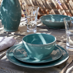 Assiette\u0020plate\u0020FONTANA\u0020\u00D8226mm\u0020Gr\u00E8s\u0020Turquoise\u0020\u002D\u0020Costa\u0020Nova