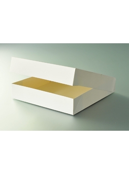 Boîte haute à Entremets Carton blanc 250x250