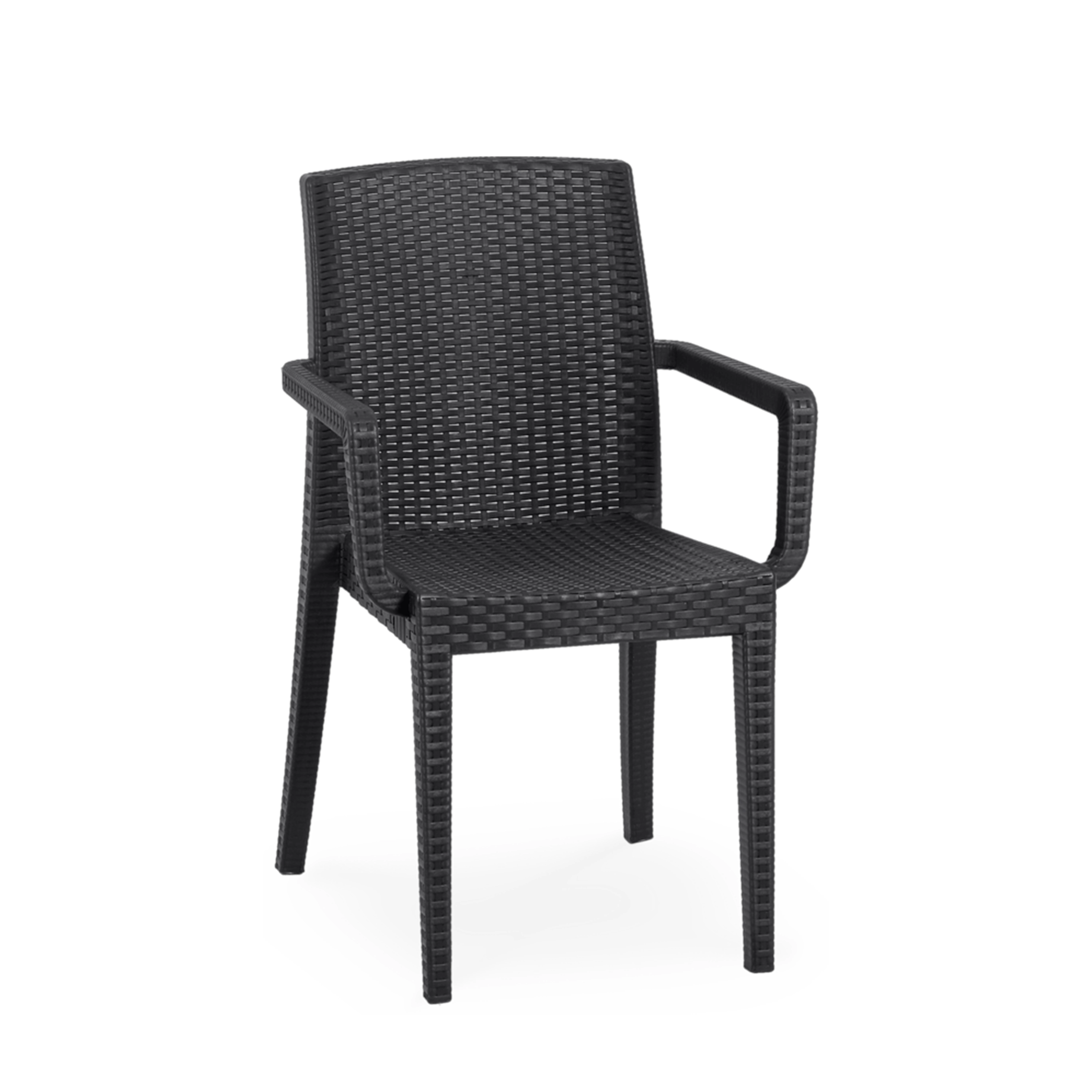 Fauteuil SAM Polypropylène 55x56x86cm Anthracite - Henri Julien