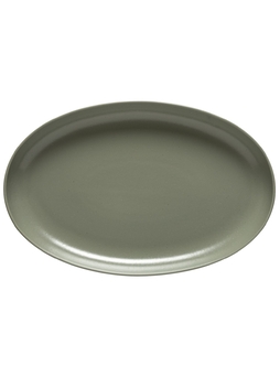 Grande assiette ovale PACIFICA  Artichoke 410x270