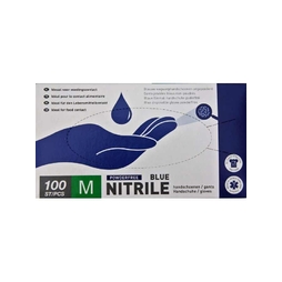 100 Gants Nitrile Bleu Taille M - Henri Julien