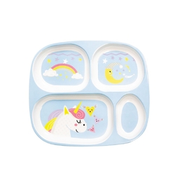 Plateau\u0020enfants\u00204\u0020compartiments\u0020LICORNE\u0020Plastorex